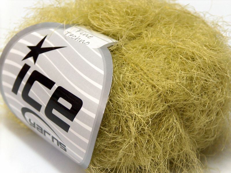 400 GR ICE HAND KNITTING YARN FINE TECHNO LIGHT GREEN