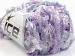 Fringe Lurex Lilac Shades, Silver