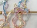 Fringe Lurex Pink, Blue, Yellow, Green