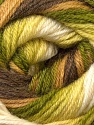 Fiber Content 60% Acrylic, 40% Merino Wool, Multicolor, Brand ICE, Green Shades, Brown Shades, Yarn Thickness 2 Fine  Sport, Baby, fnt2-23432 
