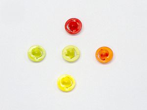 15mm long 4 Butterfly Figure Buttons Mixed Lot, Brand Ice Yarns, acs-1734 