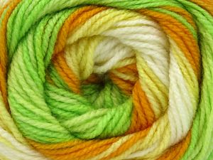 . Fiber Content 100% Baby Acrylic, Yellow, White, Orange, Brand Ice Yarns, Green, Yarn Thickness 2 Fine Sport, Baby, fnt2-50004