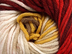 Fiber Content 100% Acrylic, Yellow, White, Red, Brand Ice Yarns, Camel, Burgundy, Yarn Thickness 5 Bulky  Chunky, Craft, Rug, fnt2-50844