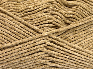 Fiber Content 55% Cotton, 45% Acrylic, Light Brown, Brand Ice Yarns, Yarn Thickness 4 Medium  Worsted, Afghan, Aran, fnt2-51430