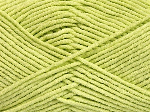 Fiber Content 55% Cotton, 45% Acrylic, Light Green, Brand Ice Yarns, Yarn Thickness 4 Medium  Worsted, Afghan, Aran, fnt2-51431