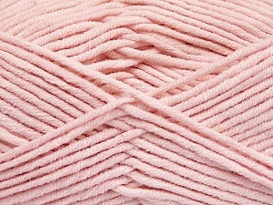 Fiber Content 55% Cotton, 45% Acrylic, Brand Ice Yarns, Baby Pink, Yarn Thickness 4 Medium  Worsted, Afghan, Aran, fnt2-51433