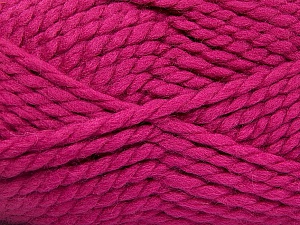 SuperBulky Fiber Content 55% Acrylic, 45% Wool, Brand Ice Yarns, Fuchsia, Yarn Thickness 6 SuperBulky Bulky, Roving, fnt2-51489