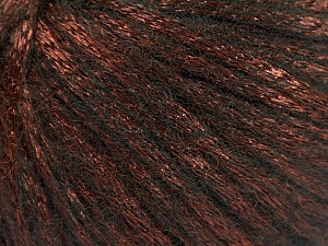 Fiber Content 70% Polyamide, 19% Merino Wool, 11% Acrylic, Brand Ice Yarns, Copper, Black, Yarn Thickness 4 Medium Worsted, Afghan, Aran, fnt2-51548