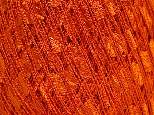 Trellis  Fiber Content 100% Polyester, Orange, Brand Ice Yarns, Yarn Thickness 5 Bulky  Chunky, Craft, Rug, fnt2-51884