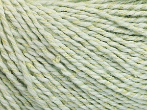Fiber Content 68% Cotton, 32% Silk, Light Mint Green, Brand Ice Yarns, Yarn Thickness 2 Fine  Sport, Baby, fnt2-51931
