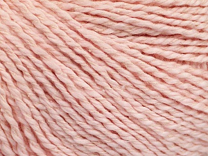 Fiber Content 68% Cotton, 32% Silk, Powder Pink, Brand Ice Yarns, Yarn Thickness 2 Fine  Sport, Baby, fnt2-51937