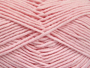 Fiber Content 55% Cotton, 45% Acrylic, Brand Ice Yarns, Baby Pink, Yarn Thickness 4 Medium  Worsted, Afghan, Aran, fnt2-52027