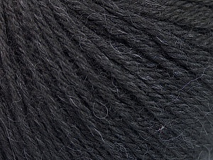 Fiber Content 55% Baby Alpaca, 45% Superwash Extrafine Merino Wool, Brand Ice Yarns, Black, Yarn Thickness 3 Light DK, Light, Worsted, fnt2-52760