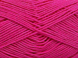 Fiber Content 100% Mercerised Cotton, Brand Ice Yarns, Fuchsia, Yarn Thickness 2 Fine Sport, Baby, fnt2-53805
