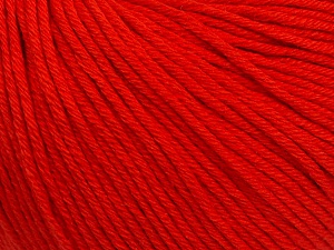 Global Organic Textile Standard (GOTS) Certified Product. CUC-TR-017 PRJ 805332/918191 Fiber Content 100% Organic Cotton, Red, Brand Ice Yarns, Yarn Thickness 3 Light  DK, Light, Worsted, fnt2-54797 