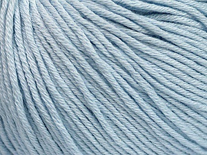 Global Organic Textile Standard (GOTS) Certified Product. CUC-TR-017 PRJ 805332/918191 Fiber Content 100% Organic Cotton, Light Blue, Brand Ice Yarns, Yarn Thickness 3 Light  DK, Light, Worsted, fnt2-55217 