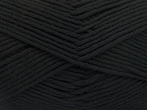 Fiber Content 50% SuperFine Acrylic, 50% SuperFine Nylon, Brand Ice Yarns, Black, Yarn Thickness 4 Medium  Worsted, Afghan, Aran, fnt2-56279 