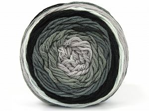 Fiber Content 100% Acrylic, White, Brand Ice Yarns, Grey, Black, Yarn Thickness 4 Medium Worsted, Afghan, Aran, fnt2-56543