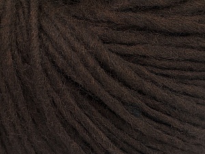 Fiber Content 50% Acrylic, 50% Wool, Brand Ice Yarns, Dark Brown, Yarn Thickness 4 Medium  Worsted, Afghan, Aran, fnt2-57002