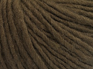 Fiber Content 50% Acrylic, 50% Wool, Brand Ice Yarns, Dark Brown, Yarn Thickness 4 Medium  Worsted, Afghan, Aran, fnt2-57006