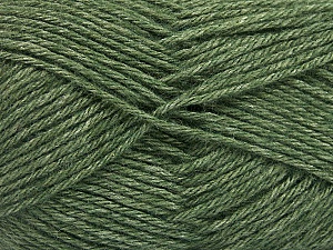 Fiber Content 65% Merino Wool, 35% Silk, Brand Ice Yarns, Dark Green, Yarn Thickness 3 Light  DK, Light, Worsted, fnt2-57670