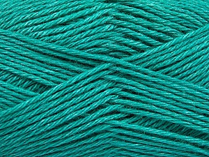 Fiber Content 65% Merino Wool, 35% Silk, Brand Ice Yarns, Emerald Green, Yarn Thickness 3 Light  DK, Light, Worsted, fnt2-57672