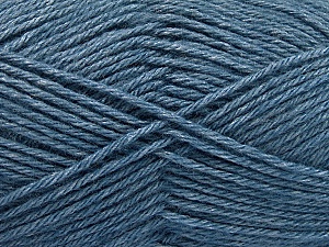 Fiber Content 65% Merino Wool, 35% Silk, Jeans Blue, Brand Ice Yarns, Yarn Thickness 3 Light  DK, Light, Worsted, fnt2-57681