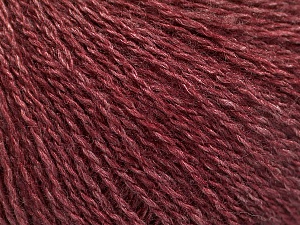 Fiber Content 65% Merino Wool, 35% Silk, Brand Ice Yarns, Burgundy, Yarn Thickness 1 SuperFine  Sock, Fingering, Baby, fnt2-57859 