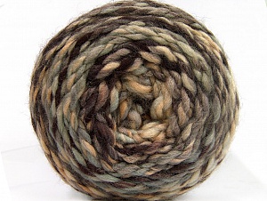 Fiber Content 70% Acrylic, 30% Wool, Brand Ice Yarns, Grey, Brown Shades, Yarn Thickness 6 SuperBulky  Bulky, Roving, fnt2-58150