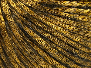 Fiber Content 70% Polyamide, 19% Merino Wool, 11% Acrylic, Brand Ice Yarns, Gold, Black, Yarn Thickness 4 Medium Worsted, Afghan, Aran, fnt2-58237
