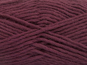 Fiber Content 100% Wool, Maroon, Brand Ice Yarns, Yarn Thickness 5 Bulky Chunky, Craft, Rug, fnt2-58885