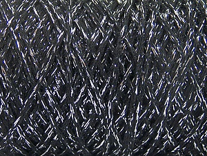 Please be advised that yarn iade made of recycled cotton, and dye lot differences occur. Fiber Content 90% Cotton, 10% Metallic Lurex, Silver, Brand Ice Yarns, Black, Yarn Thickness 4 Medium  Worsted, Afghan, Aran, fnt2-60133