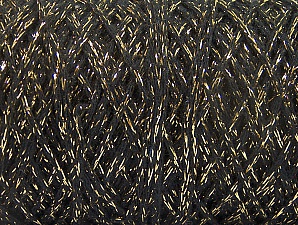 Please be advised that yarn iade made of recycled cotton, and dye lot differences occur. Fiber Content 90% Cotton, 10% Metallic Lurex, Brand Ice Yarns, Gold, Black, Yarn Thickness 4 Medium  Worsted, Afghan, Aran, fnt2-60134