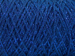 Please be advised that yarn iade made of recycled cotton, and dye lot differences occur. Fiber Content 90% Cotton, 10% Metallic Lurex, Brand Ice Yarns, Blue, Yarn Thickness 4 Medium  Worsted, Afghan, Aran, fnt2-60136