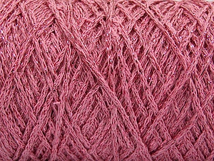 Please be advised that yarn iade made of recycled cotton, and dye lot differences occur. Fiber Content 90% Cotton, 10% Metallic Lurex, Light Pink, Brand Ice Yarns, Yarn Thickness 4 Medium  Worsted, Afghan, Aran, fnt2-60139