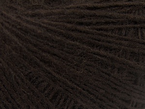 Fiber Content 50% Wool, 50% Acrylic, Brand Ice Yarns, Dark Brown, Yarn Thickness 2 Fine  Sport, Baby, fnt2-60180