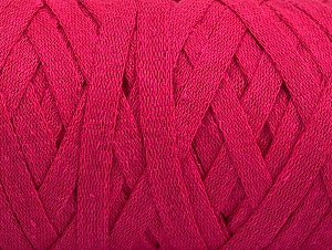 Fiber Content 100% Recycled Cotton, Brand Ice Yarns, Fuchsia, Yarn Thickness 6 SuperBulky  Bulky, Roving, fnt2-60403 