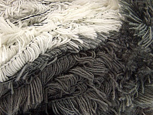 Fiber Content 95% Acrylic, 5% Polyester, White, Brand Ice Yarns, Grey Shades, Yarn Thickness 6 SuperBulky Bulky, Roving, fnt2-61118