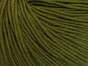 Fiber Content 60% Cotton, 40% Acrylic, Brand Ice Yarns, Dark Khaki, Yarn Thickness 2 Fine  Sport, Baby, fnt2-63019 