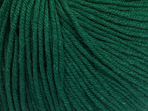 Fiber Content 60% Cotton, 40% Acrylic, Brand Ice Yarns, Dark Green, Yarn Thickness 2 Fine  Sport, Baby, fnt2-63020 