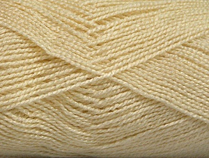 Fiber Content 100% Acrylic, Brand Ice Yarns, Cream, Yarn Thickness 1 SuperFine  Sock, Fingering, Baby, fnt2-63091 