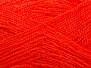 Fiber Content 100% Acrylic, Neon Orange, Brand Ice Yarns, Yarn Thickness 1 SuperFine  Sock, Fingering, Baby, fnt2-63092 