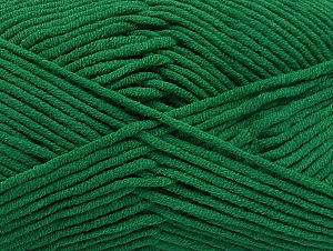 Fiber Content 55% Cotton, 45% Acrylic, Brand Ice Yarns, Dark Green, Yarn Thickness 4 Medium  Worsted, Afghan, Aran, fnt2-63099