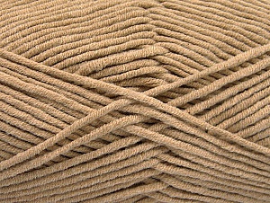 Fiber Content 55% Cotton, 45% Acrylic, Brand Ice Yarns, Beige, Yarn Thickness 4 Medium  Worsted, Afghan, Aran, fnt2-63101