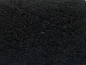SuperBulky  Fiber Content 70% Acrylic, 30% Angora, Brand Ice Yarns, Black, Yarn Thickness 6 SuperBulky  Bulky, Roving, fnt2-63121