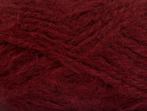 SuperBulky  Fiber Content 70% Acrylic, 30% Angora, Brand Ice Yarns, Burgundy, Yarn Thickness 6 SuperBulky  Bulky, Roving, fnt2-63133