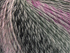 Fiber Content 70% Acrylic, 30% Wool, Lilac Shades, Brand Ice Yarns, Grey Shades, Yarn Thickness 4 Medium Worsted, Afghan, Aran, fnt2-63450