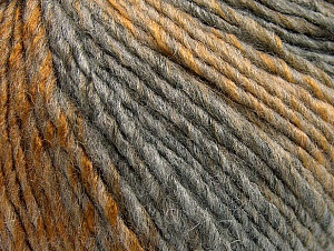 Fiber Content 70% Acrylic, 30% Wool, Brand Ice Yarns, Grey Shades, Gold, Yarn Thickness 4 Medium Worsted, Afghan, Aran, fnt2-64138