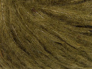 Fiber Content 88% Acrylic, 8% Polyamide, 4% Viscose, Khaki, Brand Ice Yarns, Yarn Thickness 5 Bulky  Chunky, Craft, Rug, fnt2-64432
