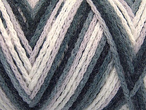 Fiber Content 50% Acrylic, 50% Polyamide, White, Brand Ice Yarns, Grey, Black, Yarn Thickness 4 Medium Worsted, Afghan, Aran, fnt2-64464